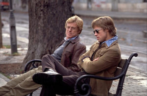 Robert Redford and Brad Pitt in Spy Game