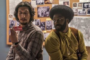 Adam Driver and John David Washington in BlacKkKlansman